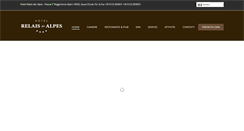 Desktop Screenshot of hotelrelaisdesalpes.com